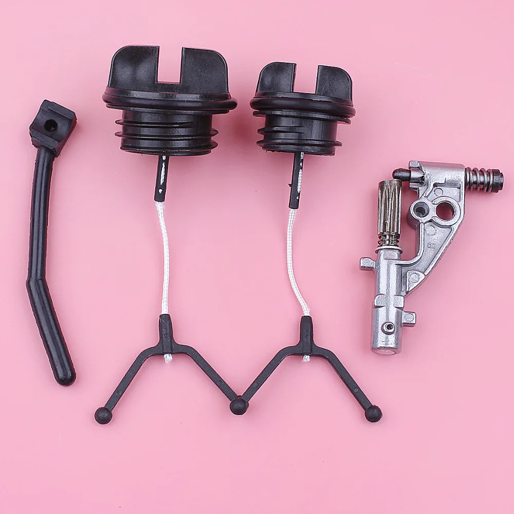 Oil Pump Assembly Line Hose Fuel Tank Cap For Husqvarna 455 Rancher 460 Chainsaw Replacement Spare Part