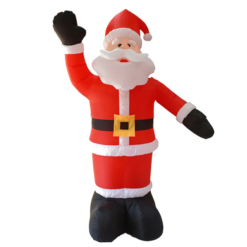 240cm Giant Santa Claus LED Lighted Inflatable Toys Christmas Props Birthday Wedding Party Toys Lawn Yard Outdoor Decoration цена 240cm Giant Santa Claus LED Lighted Inflatable Toys Christmas Props Birthday Wedding Party Toys Lawn Yard Outdoor Decoration цены онлайн