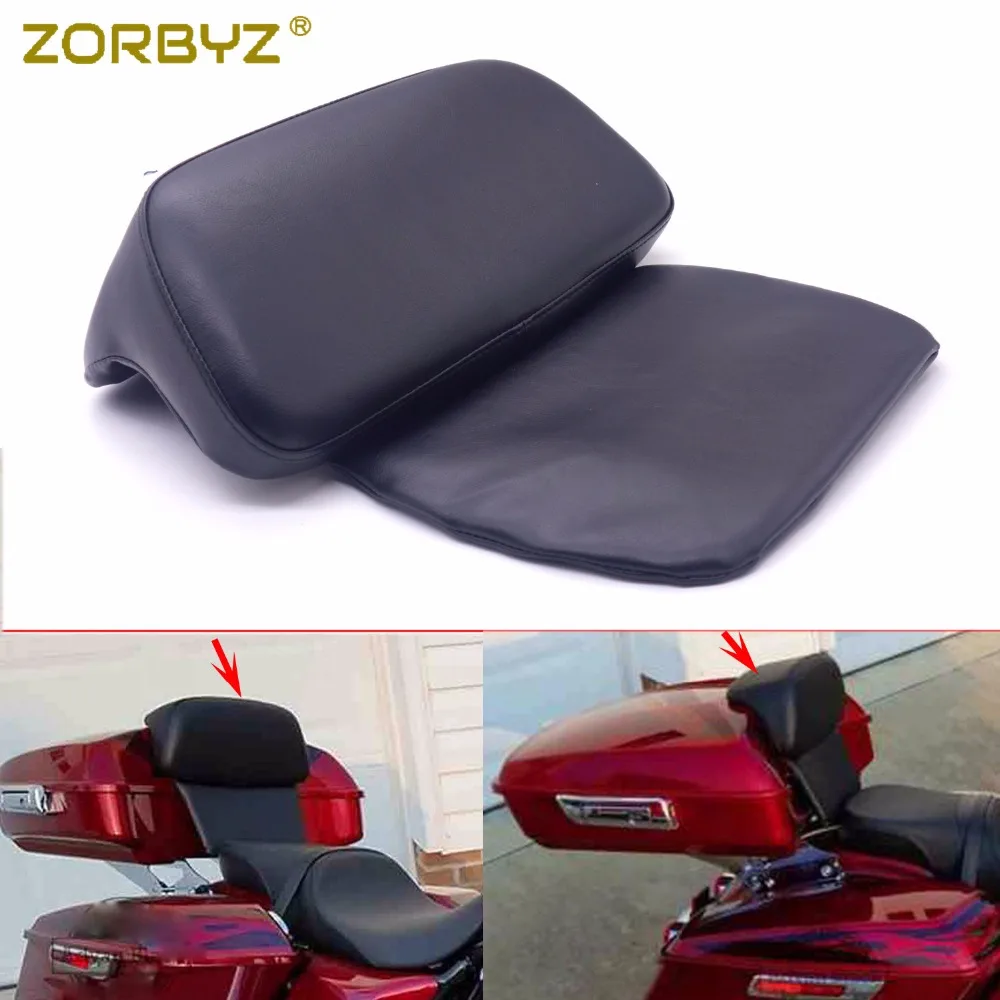 ZORBYZ черная бритва рубленая турная Пак спинка Накладка для Harley Touring Road King Glide 2014 2015