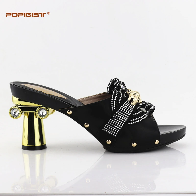 Black Pumps Women African Shoes Without Bag Matching Novelty Italian Shoes Nigerian Shoes Possible With Evening Bag Good Quality