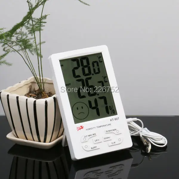 

Digital Indoor Outdoor In/Out /household Thermometer Hygrometer Wireless Temperature Humidity 1M Meter External Sensor Tester
