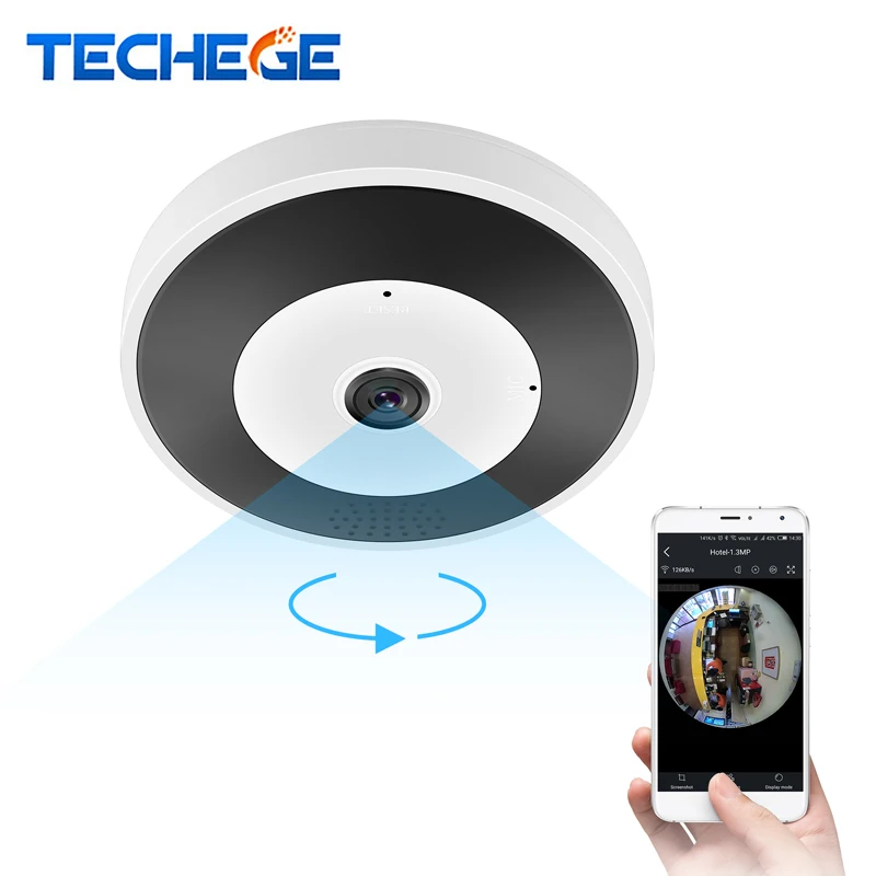 Techege Yoosee VR IP Camera Wireless Wired 960P Smart 360 ...