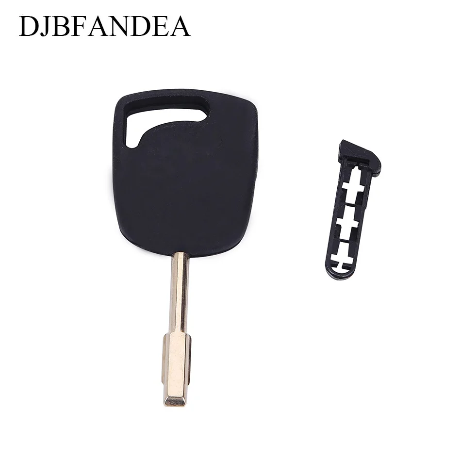 DJBFANDEA Transponder Uncut Blank Blade Key Shell For Ford Focus Mondeo KA Jaguar XJ8 Transit Connect Uncut No Chip