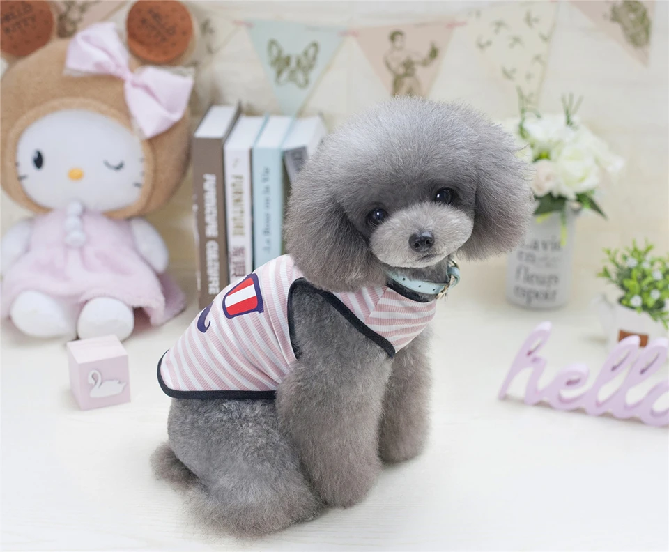 Summer Dog Clothes Clothing for Dogs Chihuahua S M L XL XXL Pet Clothes Vest T Shirt for Small Dog Costume Eye Beard Pattern (13)