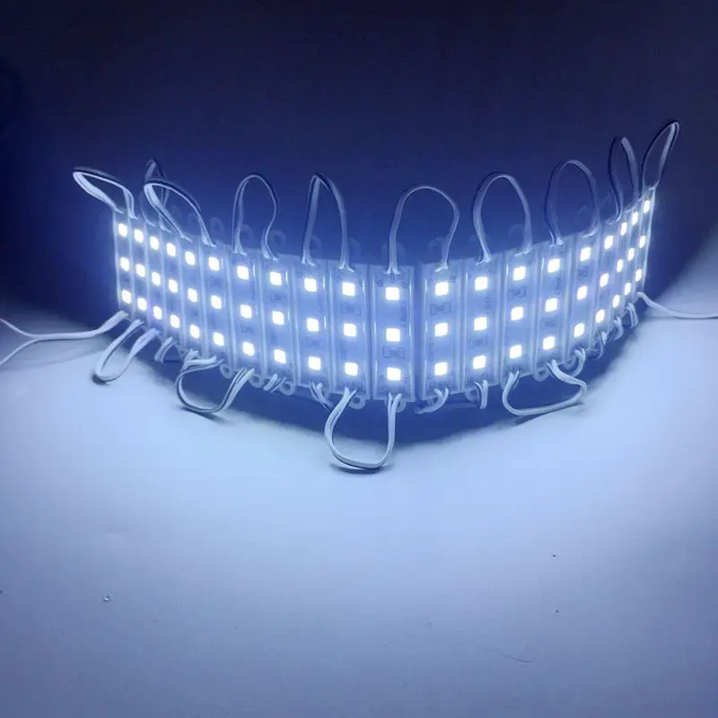 100 шт. 4040 SMD Mini 3 светодиодный модули Водонепроницаемый IP65 DC 12 V свет холодный белый знак светодиодный задние фонари для письма канала
