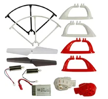 free shipping MJX x400 2.4G 4ch 6 Axis RC Quadcopter RC drone parts propeller*4pcs+motor*2pcs+battery*1pc+ landing gear*2pcs