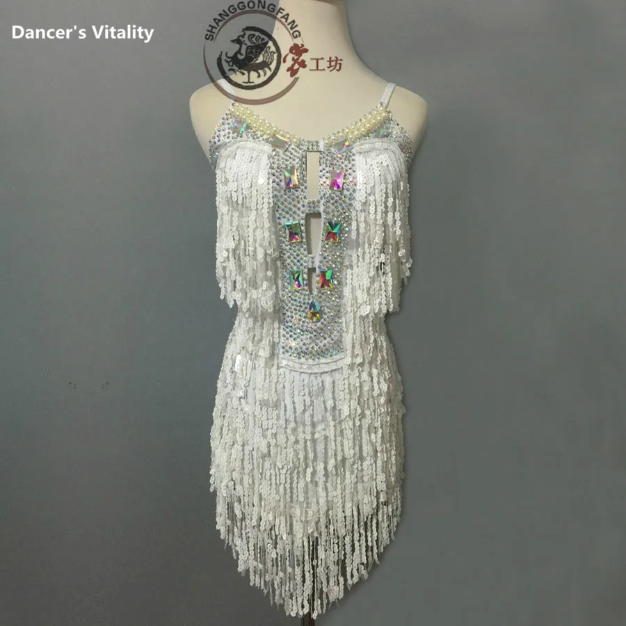 #Special Offers Latin dance clothes women luxury sequins tassel latin dance dress for girls latin dance dress Cha-cha dance clothing 120-180CM #Special Offers Latin dance clothes women luxury sequins tassel latin dance dress for girls latin dance dress Cha-cha dance clothing 120-180CM