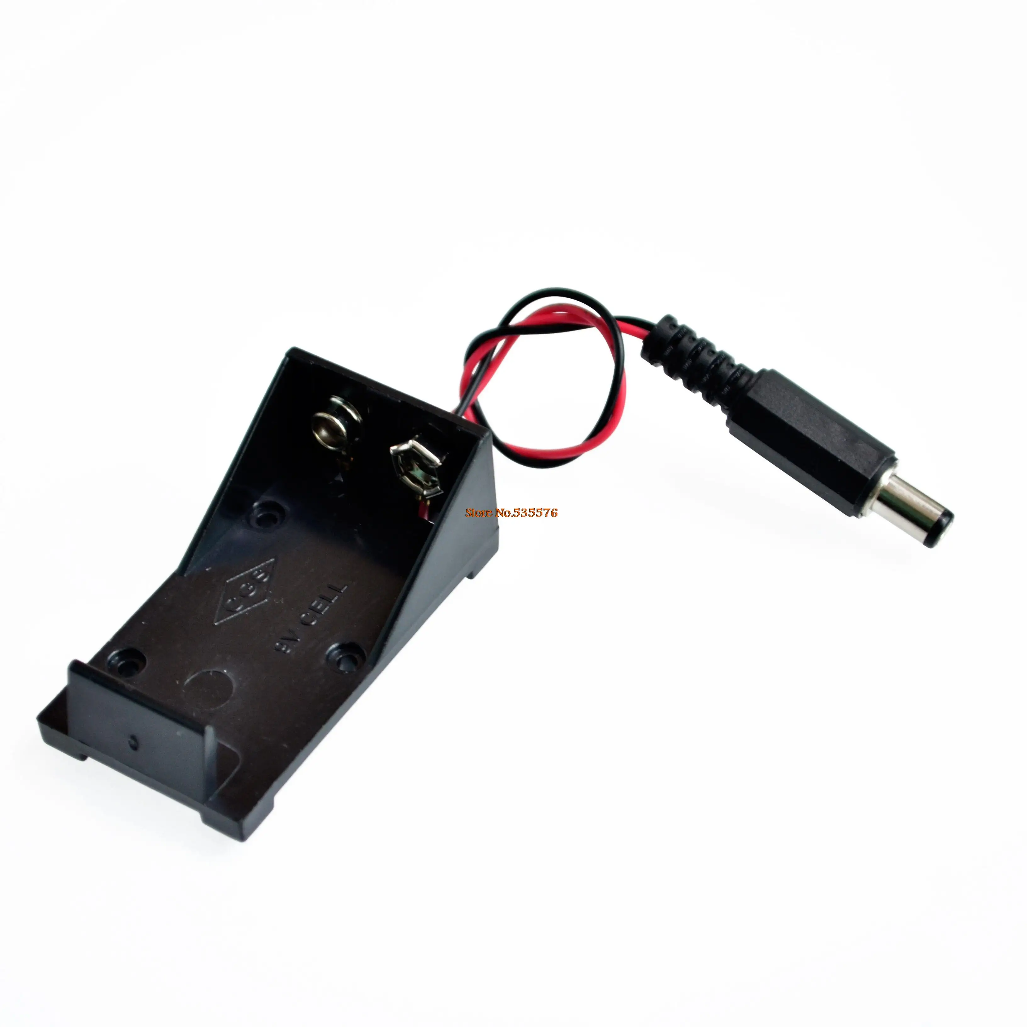 

5.5*2.1 mm 9V Battery Holder Box DC Plug Socket Battery Holder For