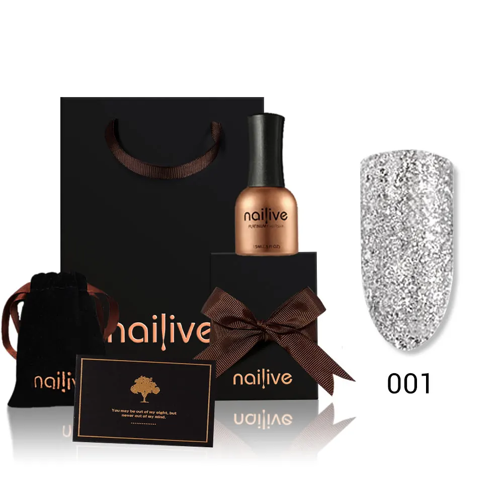 

Gelike Bling Glitter Platinum UV LED Gel Nail Polish 12Colors Semi Permanent Long Lasting Nail Gel Nail Art Kit