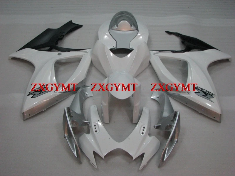 

Bodywork for GSXR 600 2006 - 2007 K6 Full Body Kits GSX-R600 2007 Silver White Body Kits GSX R 600 06