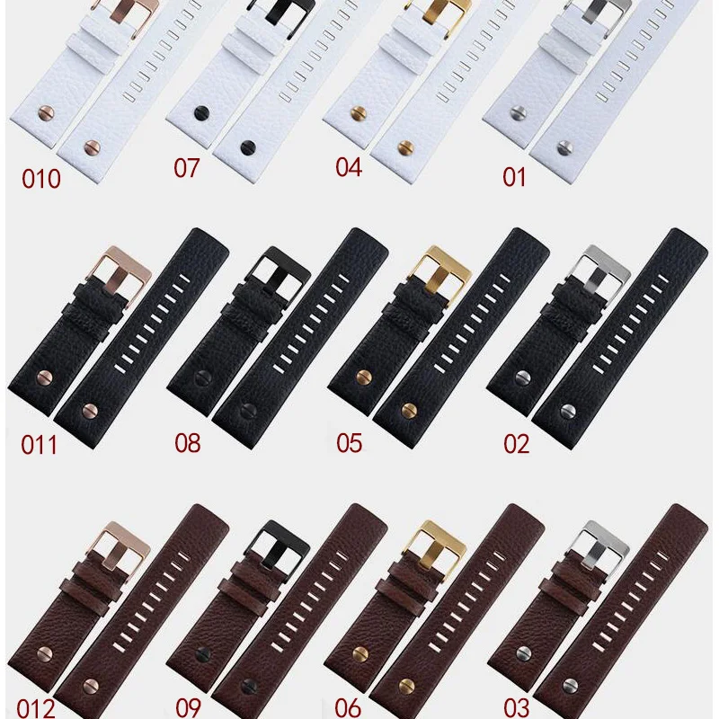 Мужские и женские часы HUXIE для DIESEL CHIEF THEDADDIE серии Daddy2.0 с кожаным ремешком 22 мм 24 26 28
