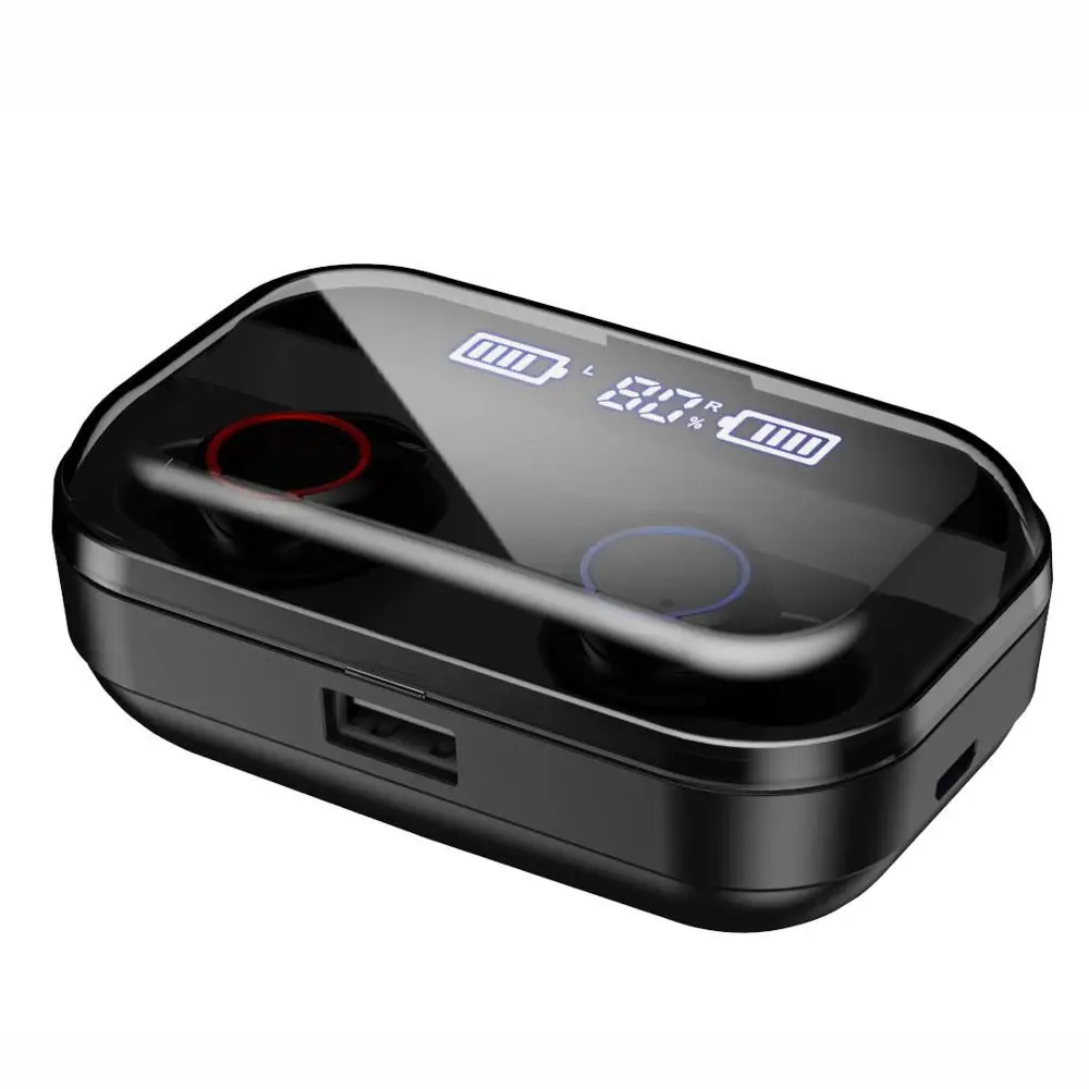Seovo TWS беспроводные наушники Bluetooth 5 0 Power Bank цифровой дисплей с сенсорным