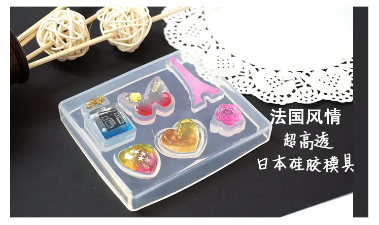 

1PC butterfly Pendant DIY Transparent UV Resin epoxy Silicone Combination Molds for DIY Making Finding Accessories Jewelry