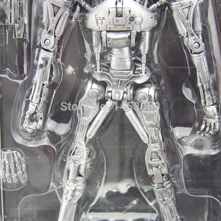 Skup Darmowa wysyłka NECA Terminator 2 dzień sądu T 800 Endoskeleton pcv figurka zabawkowe roboty 7 \