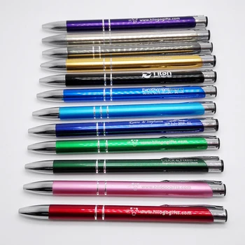 

Writing smoothly ballpen Customized logo and artwork engraved on the pen bodys rush to send by DHL 300PCS