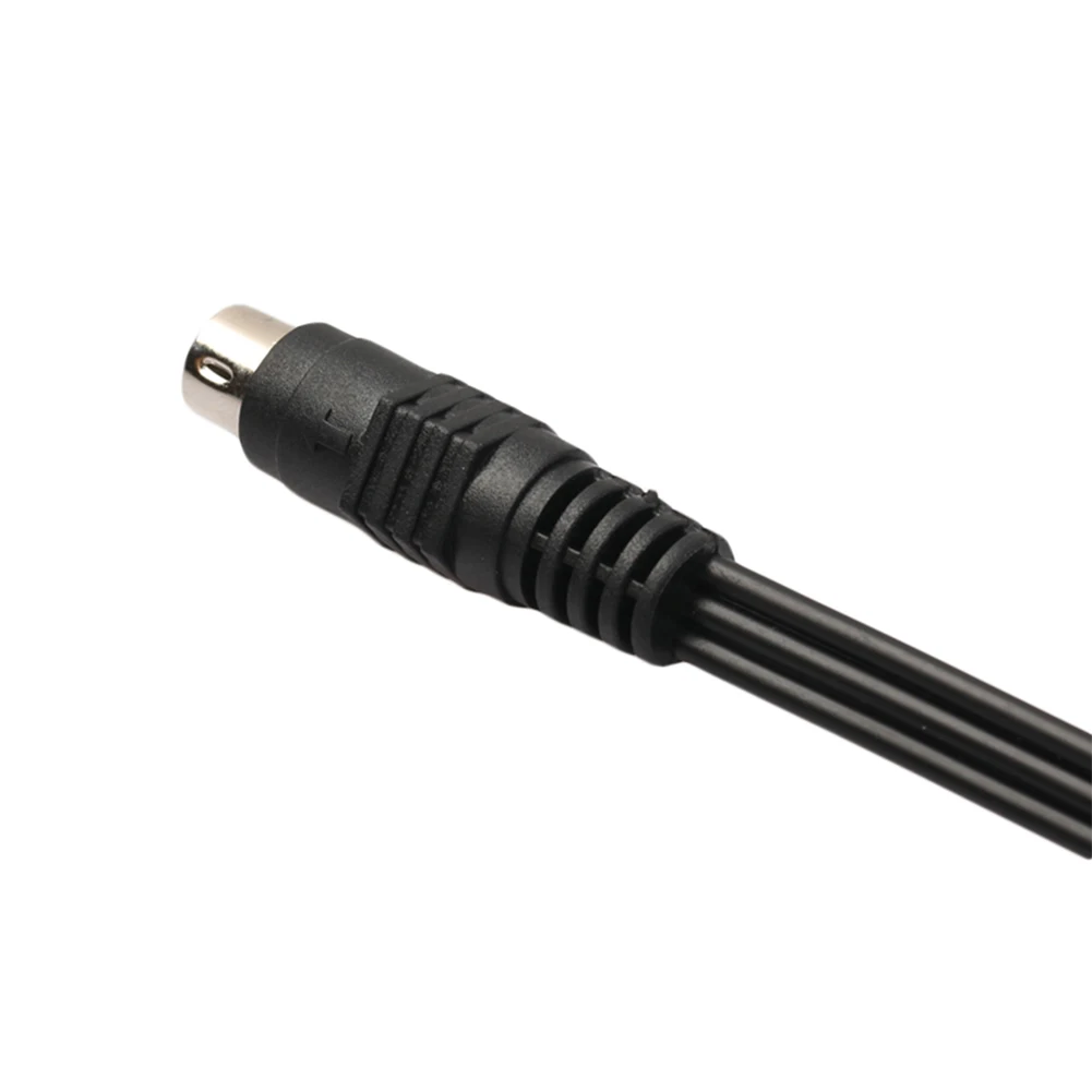 Audio Cable 4 Pin S-Video to 3 RCA Female TV Adapter Cable for Laptop with Female RCA Port and 4 Pin S-Video Port