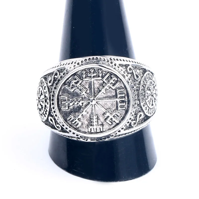 Готическое кольцо викингов, на заказ, Руна, БУКВЕННОЕ печатное кольцо, свадебное, Скандинавское, винтажное, модное мужское Ювелирное кольцо anillos anel