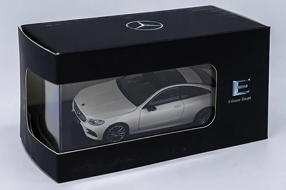 1/43 Mercedes-Benz E-Class Coupe Pearl White Diecast Car Model Collection