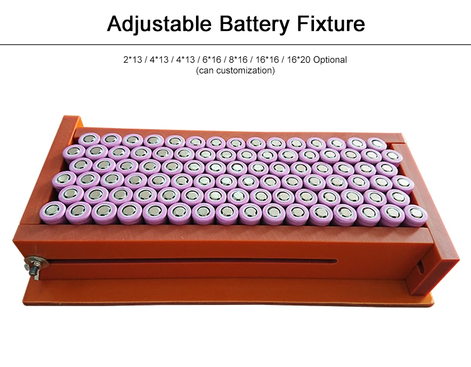 Adjustable battery fixture 1
