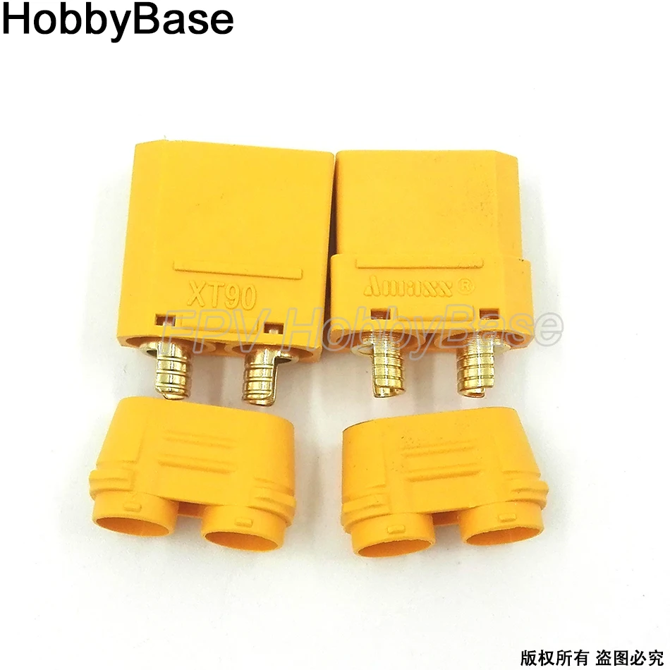 Amass XT90+ with Sheath Battery Connector / Plug 4.5mm Male Female For