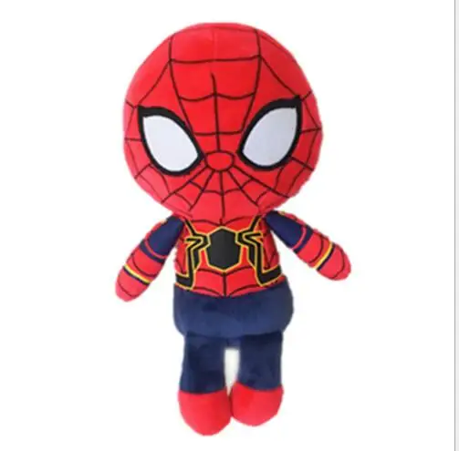 Лидер продаж Железный человек Капитан Америка X-man Бэтмен черная Вуда Супермен Черная пантера мягкая плюшевая игрушка чучела подвеска милая кукла - Цвет: 3