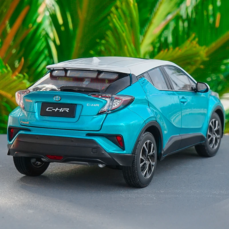 6 цветов 1:18 TOYOTA C-HR модель из цинкового сплава, высококачественная металлическая коллекция и Подарочная модель автомобиля украшения