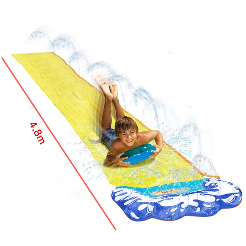 4,8 м гигантский Surf 'N надувная горка игровой центр водная горка для детей лето весело дворе открытый бассейн игрушечные лошадки бассейны