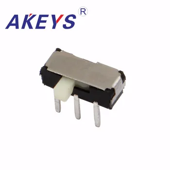 

30PCS MSK-22D10 MINI slide switch 2P2T DPDT DIP 6 pin side slide mini toggle switches white mini vertical slide switch