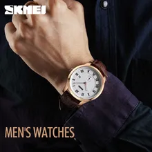 Skmei Мужчины Часы Часы Бизнес Студента Часы Наручные Часы Моды Кварцевые Водонепроницаемые