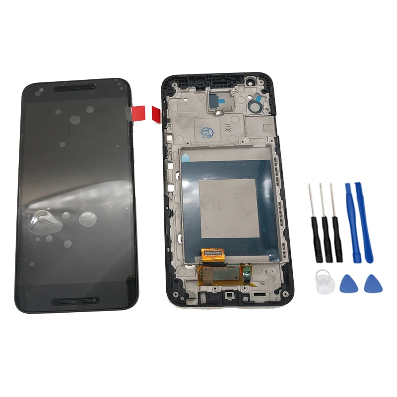 

LCD Display with Frame For LG Nexus 5X Touch screen display + LCD Digitizer Complete + Tools Repair Spare Parts