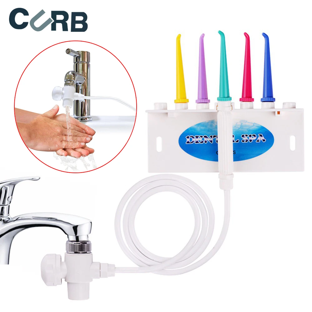 

CURB Faucet Water Flosser Oral Irrigator Dental Flosser Dental SPA Floss Water Jet Pick Water Dental Pick Oral Irrigation