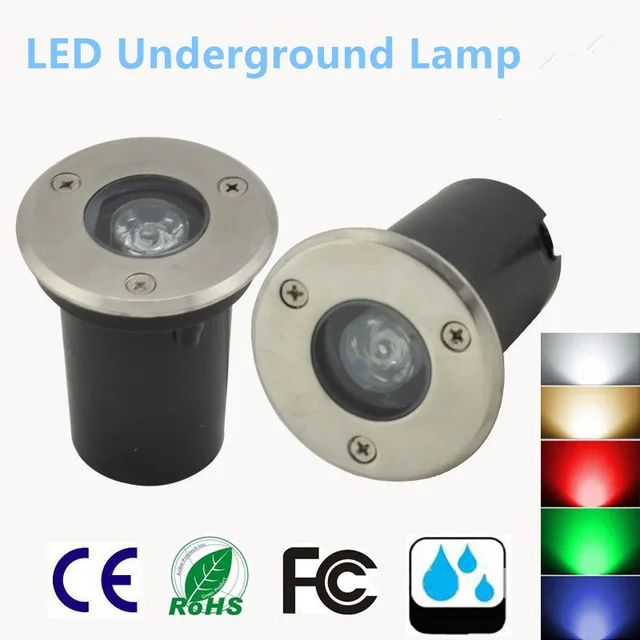 Lámparas impermeables IP67 para exteriores, de 1W 3W foco de luz, 12V/85 265V, primera vía de