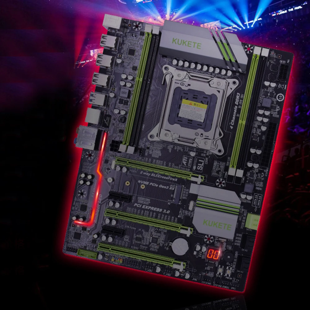 

Inter X79 Motherboard LGA 2011 DDR3 ECC Desktop Computer Light ATX Main Board USB 3.0 SATA 3.0 Turbo Boost 64G REG