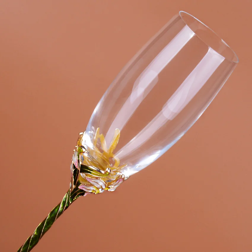 Креативный эмалированный бокал для вина, чашка для питья, высокий Кубок для шампанского, стеклянная кружка для воды вечерние товары для дома, свадьбы