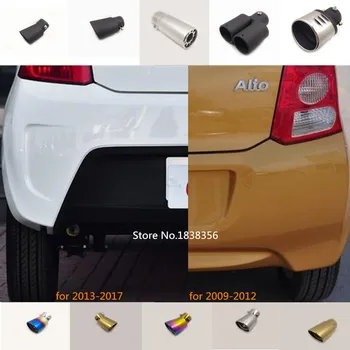 

Car Styling Muffler Exterior End Pipe Outlet Dedicate Stainless Steel Exhaust Tip Tail For Suzuki Alto 2009 2010 2011 2012-2017