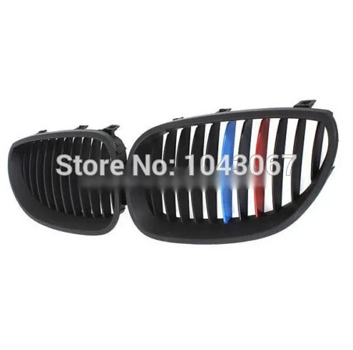 matte black m color kidney grille grills for bmw e60 525 528 530 535
