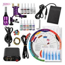 Ротационный набор для татуировки, ротационная ручка, татуировка Quit De Tatuar Fontes Para Beginner, набор для пистолета Maquinas Tatuar Rotativas, ротационная татуировка