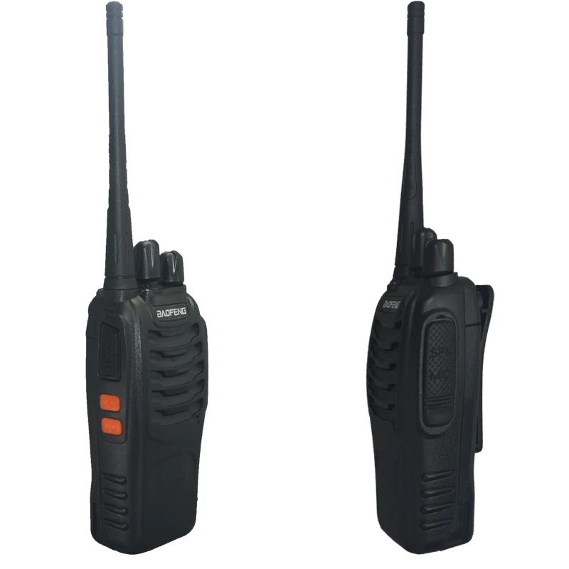 walkie talkie range 2 PCS Baofeng BF-888S Walkie Talkie bf 888s 5W Portable cb ham radioTwo-way radio 5W 16CH profession transceiver walkie set long range walkie talkies 500 miles