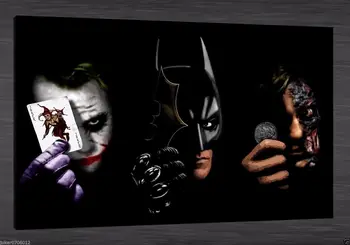 

Home Deco Oil Painting HD Print On Canvas Modern:Clown.Batman.judge(Unframed) for living room decor printed painting