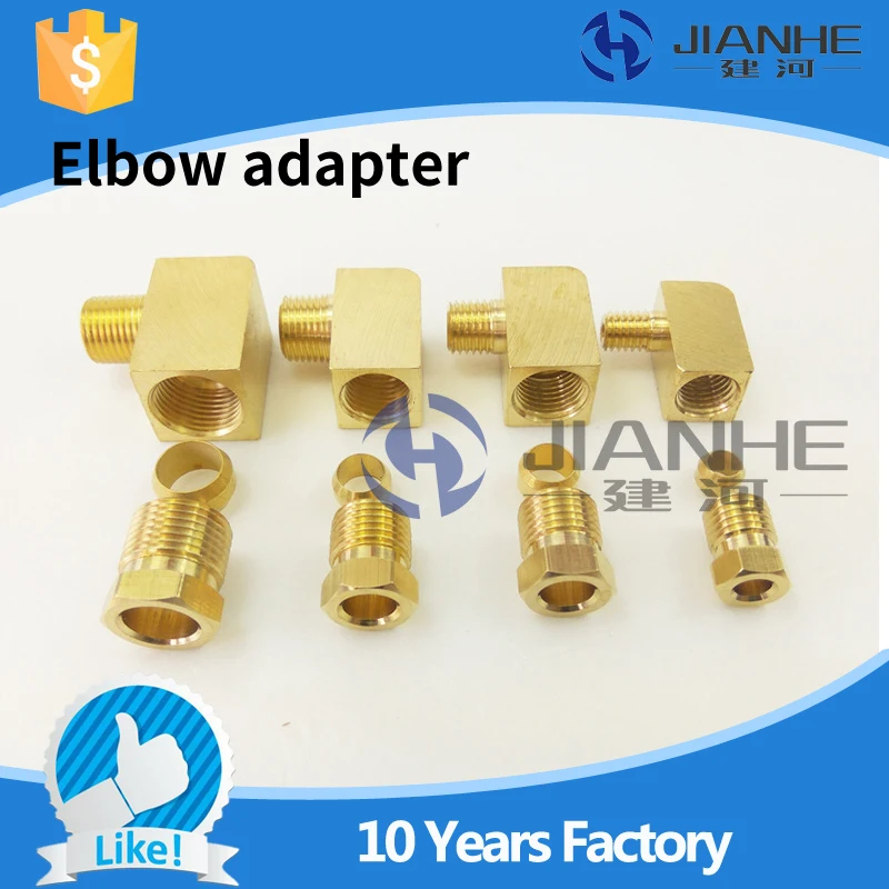 Buy JIANHE JN type lubrication Brass oil Pipe Fitting 4mm/6mm Fitting Connector