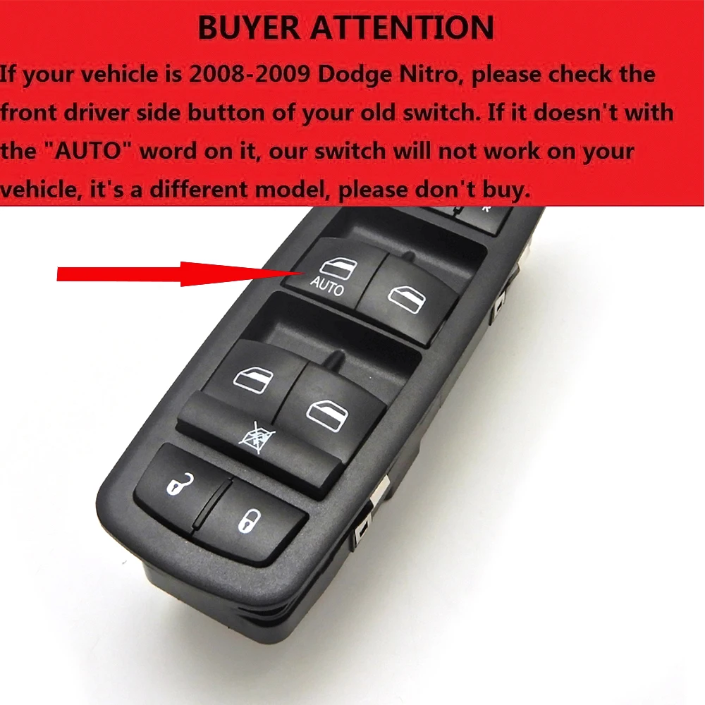 

Power Window Switch For Dodge Journey Nitro For Jeep Liberty 2008 2009 2010 2011 2012