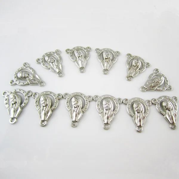 

100pcs of Virgin mary rosary centerpieces center piece