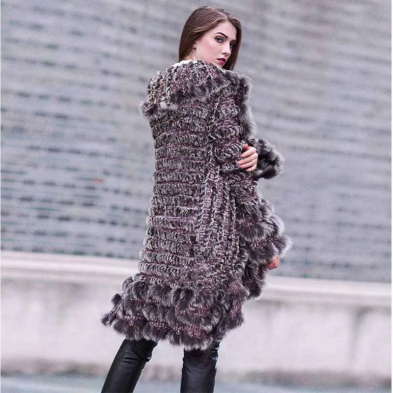 Tricoté Réel Pour Naturelle Veste 2018 Paste Fursarcar Et Lapin Photo Conception Femmes De Bean Manteau D'hiver as Automne Rex Fourrure Longue Mode qxtx4ap6