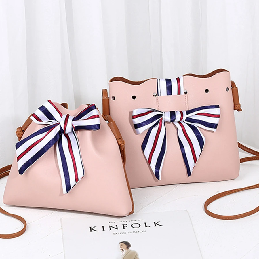 Image result for A bucket bag with a patterned scarf drawstring