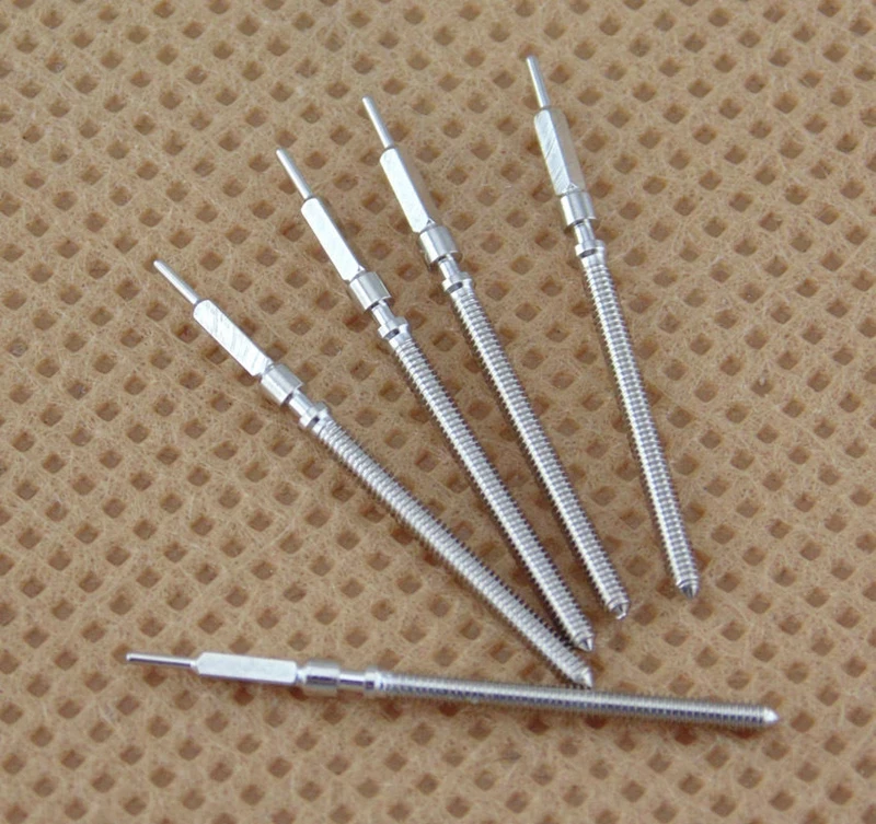 

2PCS steel crown stem fit eta 6497,6498,st36 Parnis watches