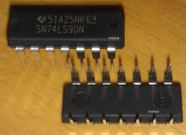 Best Value 10PCS/LOT 74LS90  SN74LS90N DIP-14 Can be two / five frequency decimal counting
