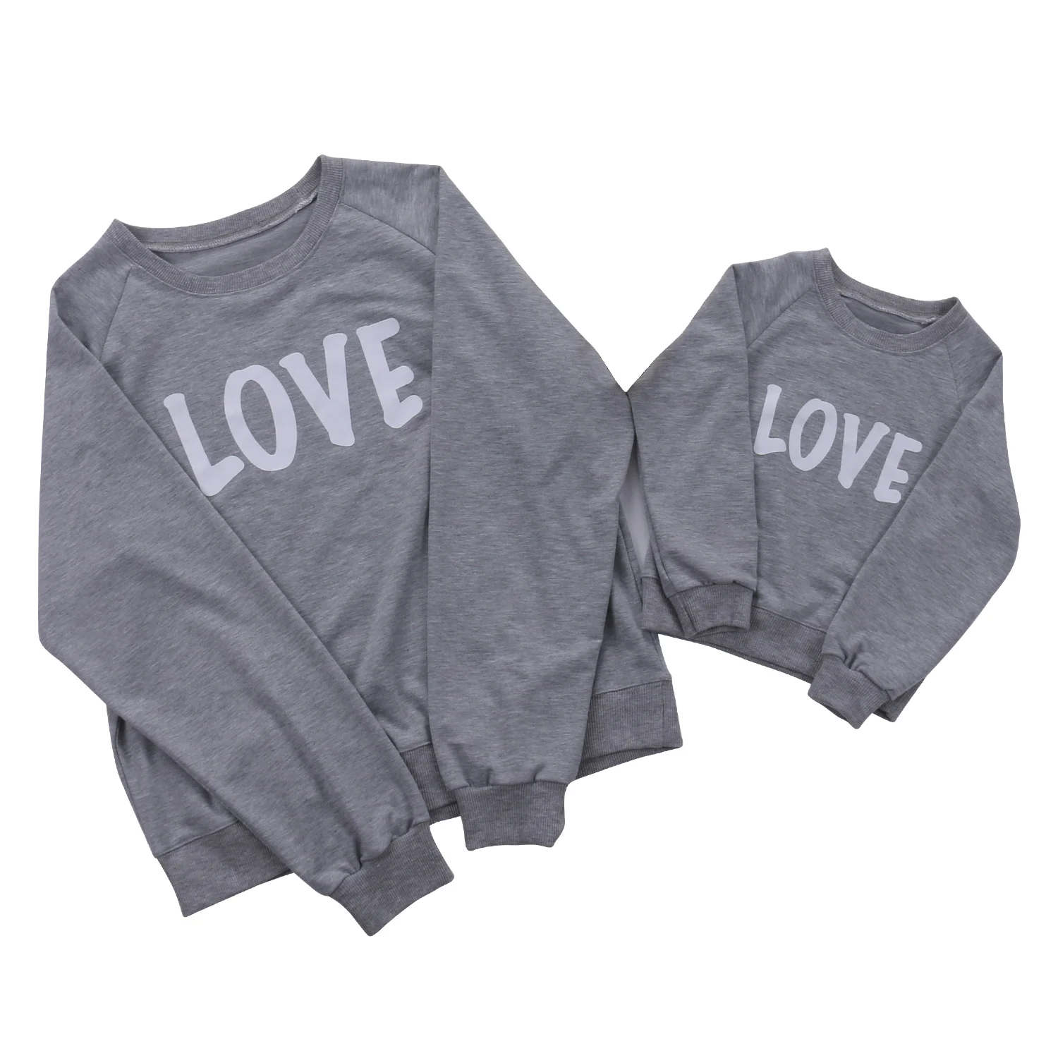 

2018 Hot Family Costume Cotton Letter T-Shirt Love Mother Son Daughter Family Outfit Clothes