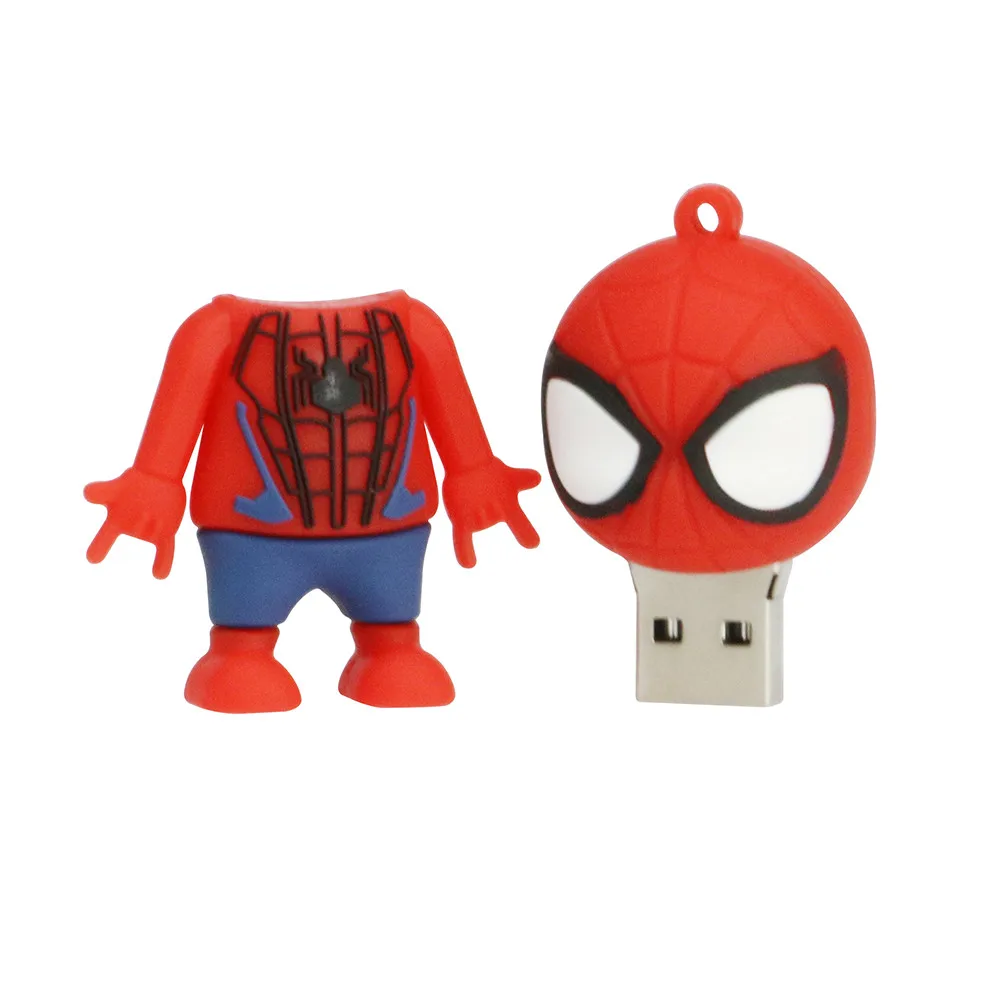 USB 2,0 Флешка мультфильм 64 ГБ флешки супергерой Халк Дэдпул 4 ГБ 8 ГБ 16 ГБ 32 ГБ Memory Stick диск творческий подарок игрушки