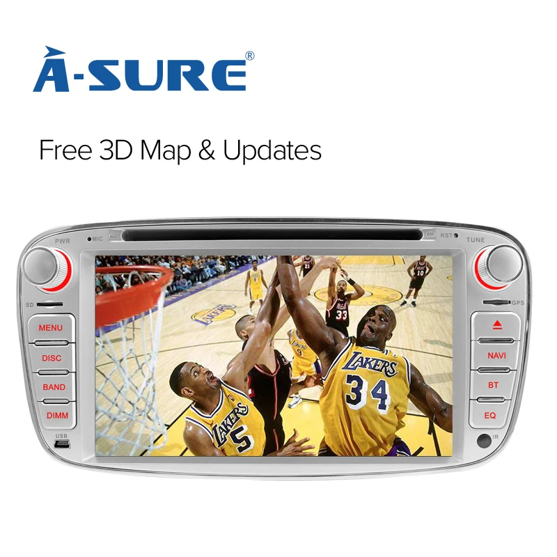 A Sure 7 Car Radio Player font b GPS b font for Ford Mondeo Focus Galaxy