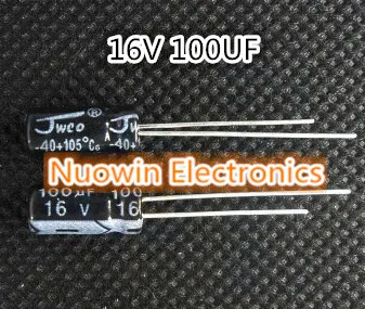 

50pcs 100UF 16V 5*7mm Electrolytic Capacitor 16V 100UF Aluminum Electrolytic Capacitor 5X7mm